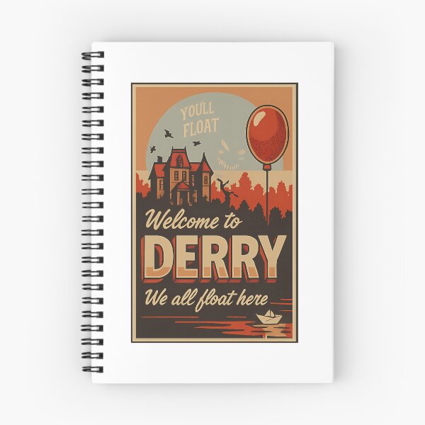 Item preview, We All Float  Vintage Horror Poster Inspired By Welcome To Derry designed and sold by rionsom.