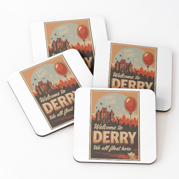 Item preview, We All Float  Vintage Horror Poster Inspired By Welcome To Derry designed and sold by rionsom.