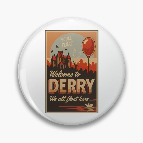 Item preview, We All Float  Vintage Horror Poster Inspired By Welcome To Derry designed and sold by rionsom.