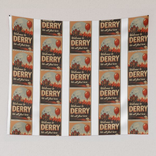 Item preview, We All Float  Vintage Horror Poster Inspired By Welcome To Derry designed and sold by rionsom.