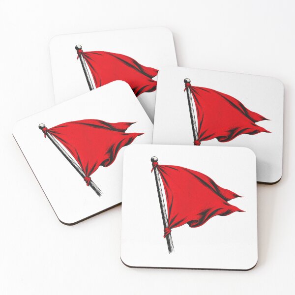 Item preview, Vintage Red Flag Revolutionary Protest Symbol Freedom Resistance designed and sold by LakenDraphil.