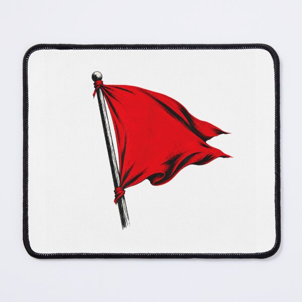 Item preview, Vintage Red Flag Revolutionary Protest Symbol Freedom Resistance designed and sold by LakenDraphil.