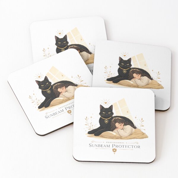 Item preview, Professional Sunbeam Protector Black Cat Mom Kawaii T-Shirt designed and sold by Ashley critters.
