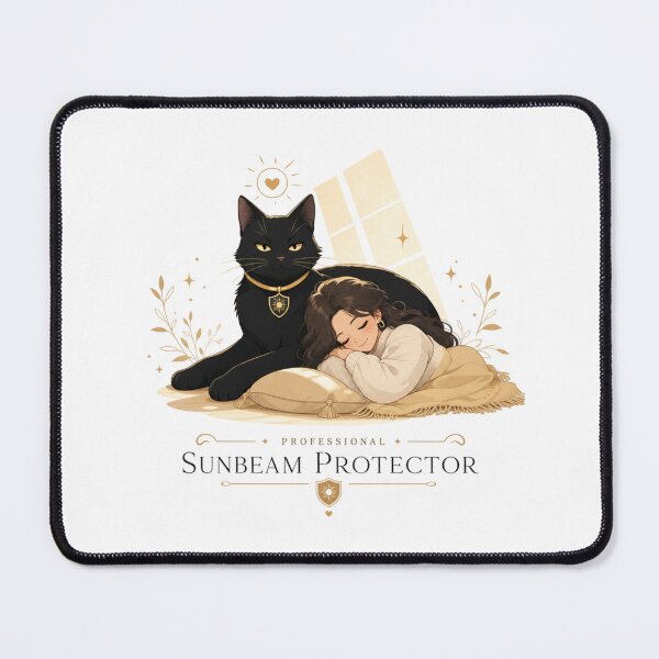 Item preview, Professional Sunbeam Protector Black Cat Mom Kawaii T-Shirt designed and sold by Ashley critters.