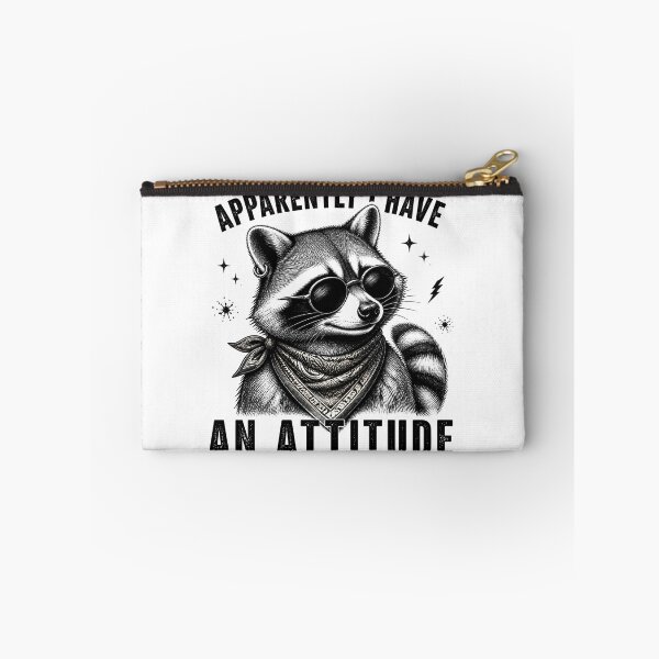 Item preview, Apparently I Have An Attitude | Cool Raccoon Funny Vintage Design designed and sold by LukWer.