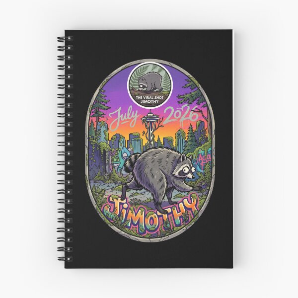 Item preview, Jimothy The Viral Seattle Raccoon Urban Nature Art designed and sold by DanniJordan.