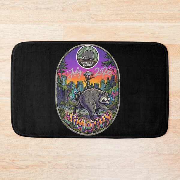 Item preview, Jimothy The Viral Seattle Raccoon Urban Nature Art designed and sold by DanniJordan.
