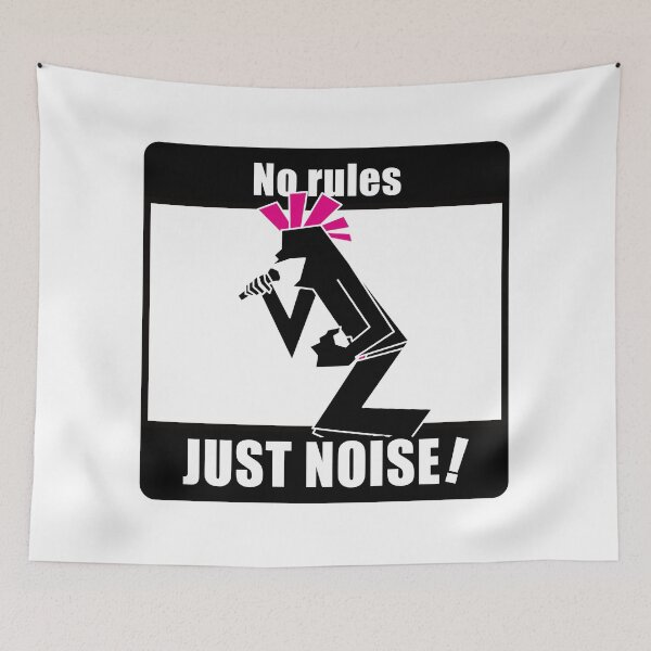 Item preview, Old School Punk Singer Silhouette — Punk Rock Art designed and sold by R-T-Gracie.