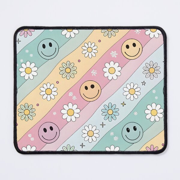 Item preview, Pastel Smiley Daisy Pattern designed and sold by trendspatterns.