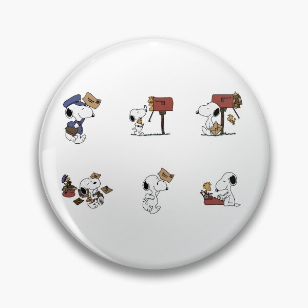 Item preview, Postman snoopy designed and sold by Katyslittlestickershop.