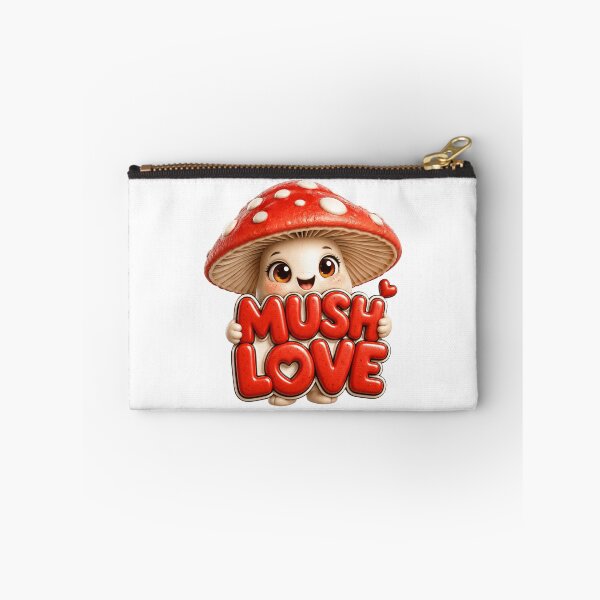 Item preview, Mush Love Cute Kawaii Mushroom Pun | Adorable Toadstool Sticker designed and sold by RoPrincess.