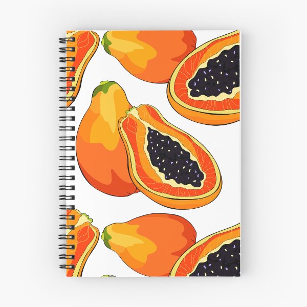 Item preview, Fresh Papaya Whole and Halved Tropical Art designed and sold by OrPolly.