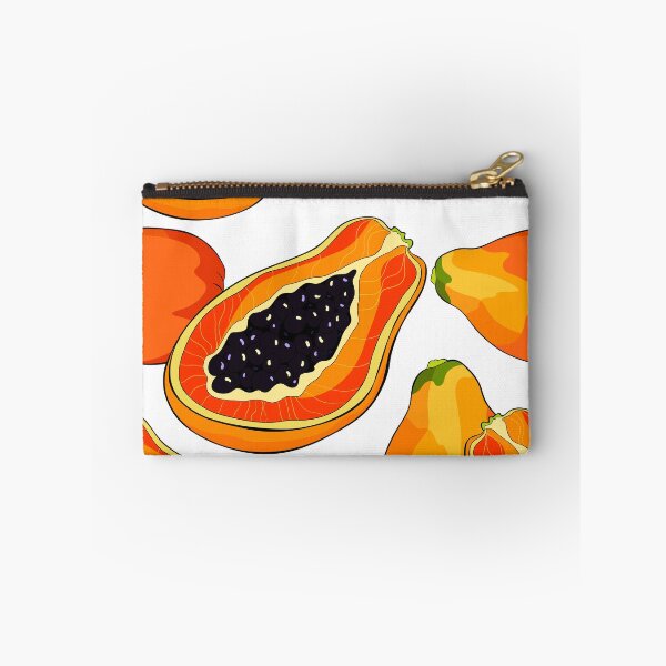 Item preview, Fresh Papaya Whole and Halved Tropical Art designed and sold by OrPolly.