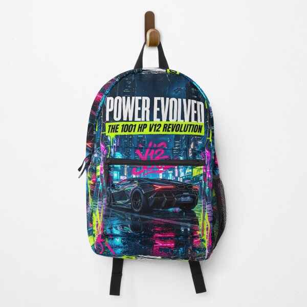 Item preview, High Performance V12 Hybrid Supercar Wet Neon Night Drive designed and sold by RevUpDesign.