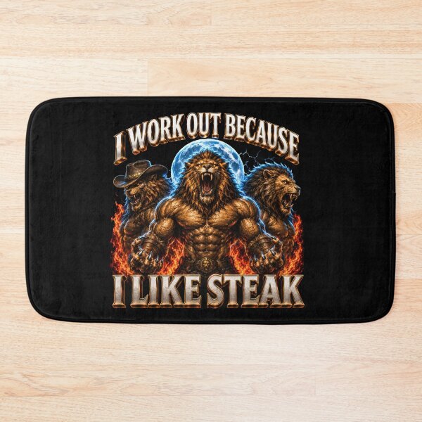 Item preview, Apex Ambition: I Work Out Because I Like Steak designed and sold by Jason123za.