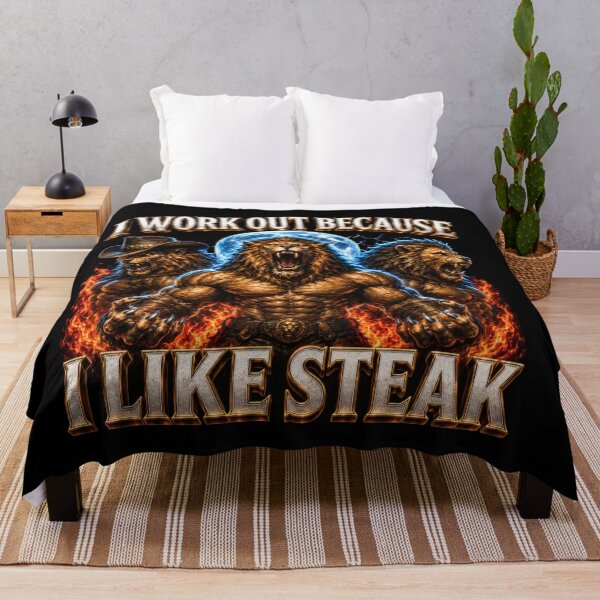 Item preview, Apex Ambition: I Work Out Because I Like Steak designed and sold by Jason123za.