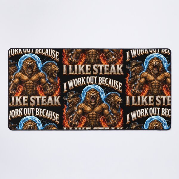 Item preview, Apex Ambition: I Work Out Because I Like Steak designed and sold by Jason123za.