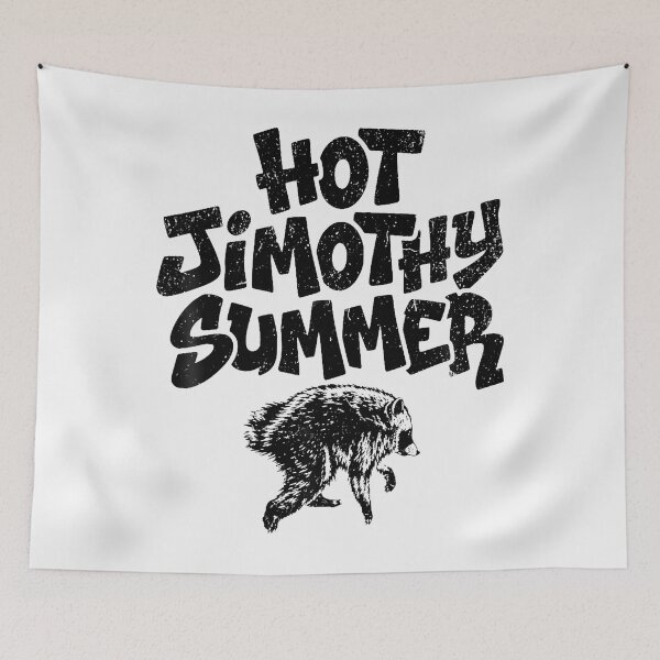 Item preview, Jimothy Viral Raccoon Meme Shirt Funny Hot Jimothy Summer designed and sold by Apparel-Vortex.