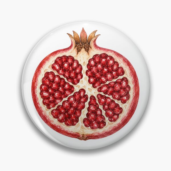Item preview, Vintage Watercolor Pomegranate | Botanical Pomegranate Illustration designed and sold by Ethereal-Rain.