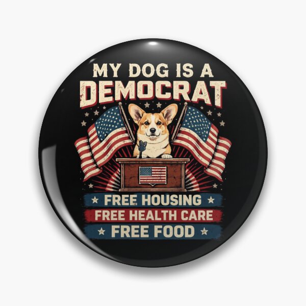 Item preview, My Dog Is A Democrat Corgi Funny Political Dog designed and sold by PROPera-design.