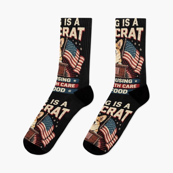 Item preview, My Dog Is A Democrat Corgi Funny Political Dog designed and sold by PROPera-design.