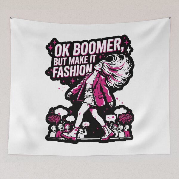 Item preview, OK Boomer But Make It Fashion Gen Z Quote designed and sold by XYZ LAB by Jesuperman.