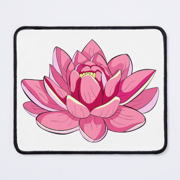 Item preview, Sacred Pink Lotus Blossom Yoga Decor designed and sold by OrPolly.