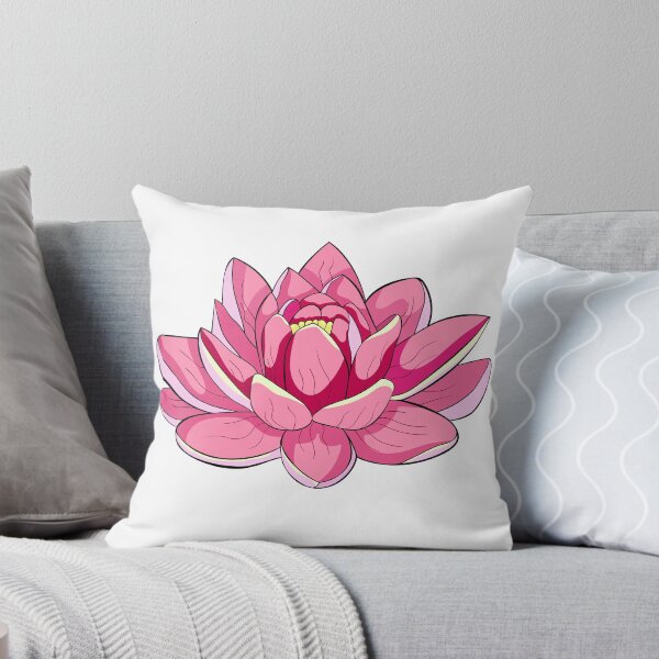 Item preview, Sacred Pink Lotus Blossom Yoga Decor designed and sold by OrPolly.