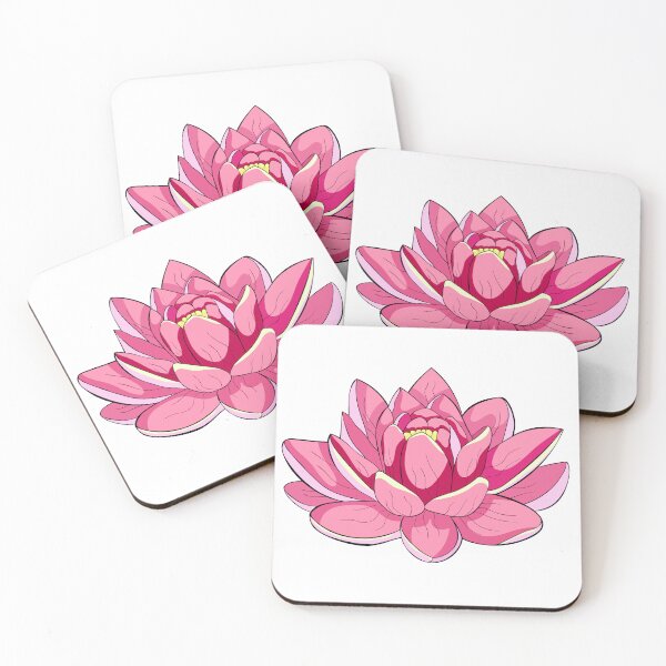 Item preview, Sacred Pink Lotus Blossom Yoga Decor designed and sold by OrPolly.