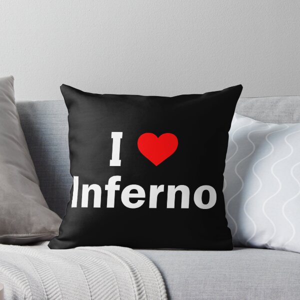 Item preview, I ❤️ Inferno | Minimalist Love Typography Design designed and sold by SkippyDesign.