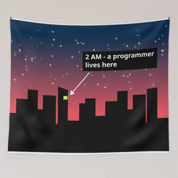 Item preview, A programmer lives here designed and sold by Ctrl+Alt+Store.