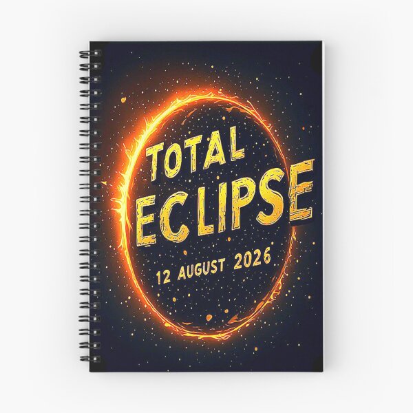 Item preview, TOTAL ECLIPSE 12 AUGUST 2026 designed and sold by Giulivo Store Graphic.