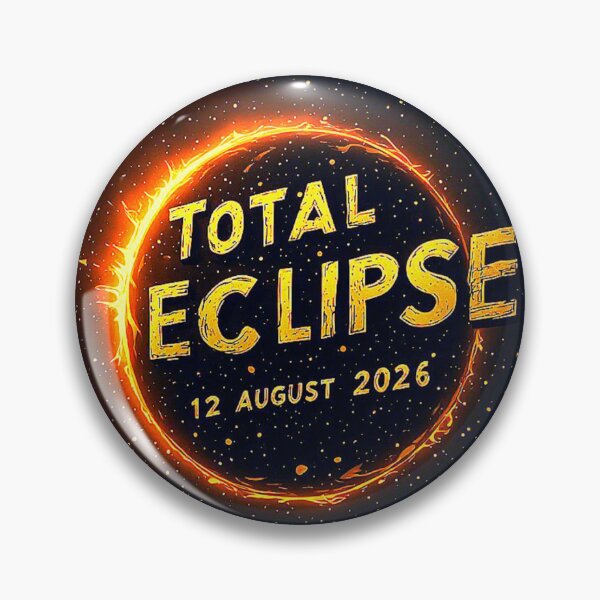 Item preview, TOTAL ECLIPSE 12 AUGUST 2026 designed and sold by Giulivo Store Graphic.
