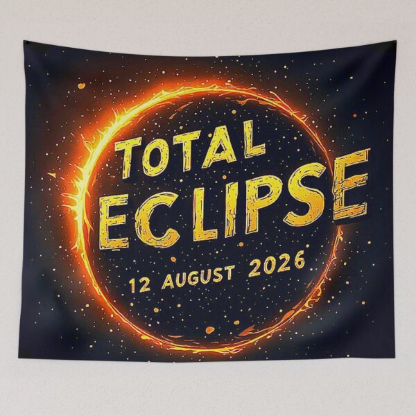 Item preview, TOTAL ECLIPSE 12 AUGUST 2026 designed and sold by Giulivo Store Graphic.
