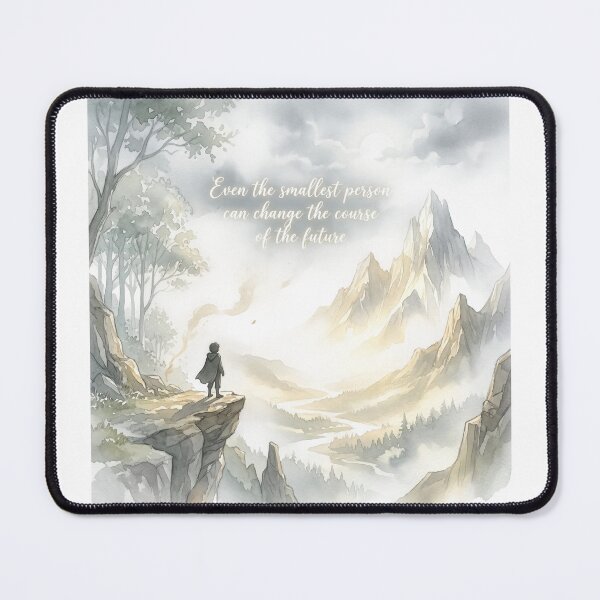 Item preview, Even The Smallest Person Lord of the Rings Tolkien Quote Poster designed and sold by LunaMarkos.