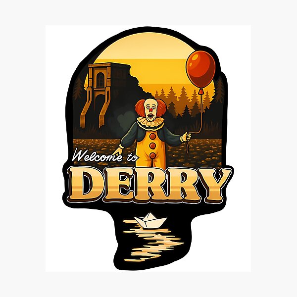Item preview, Welcome Derry Vintage Horror Clowns designed and sold by rionsom.
