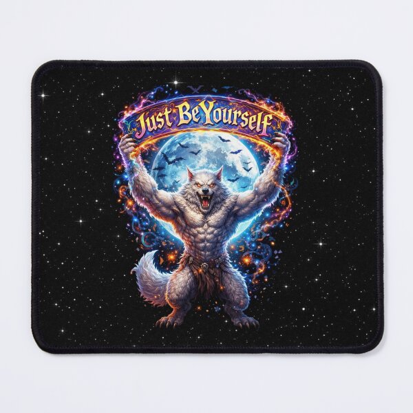 Item preview, Cosmic Werewolf – Just Be Yourself designed and sold by MysticOzzy.