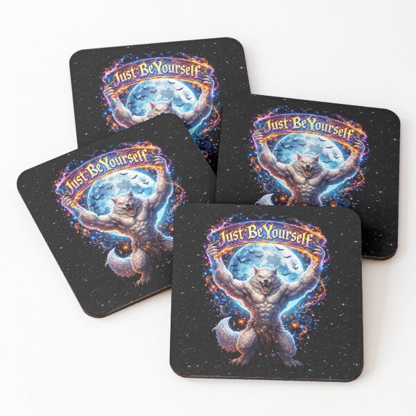 Item preview, Cosmic Werewolf – Just Be Yourself designed and sold by MysticOzzy.