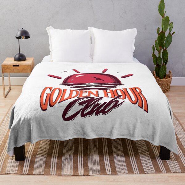 Item preview, Golden Hour Club Retro Vacation Travel Sunset Resort Souvenir Design designed and sold by illeN-Art-World.