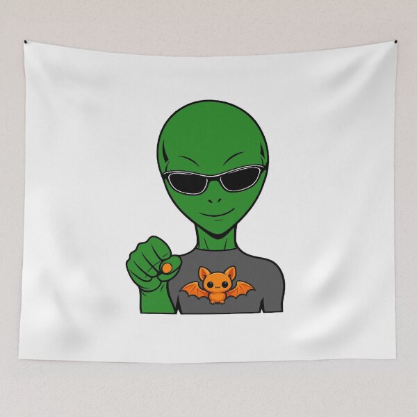 Item preview, Zorgo Halloween – Bat Shirt Alien | Cute Halloween Ghost Graphic | Funny Sci-Fi T-Shirt by The Visitors designed and sold by The-Visitors.