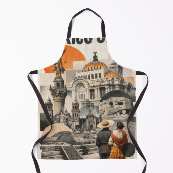 Item preview, Wall Art - Postcard - Mexico City Icons Collage designed and sold by ForeverPrintsOK.