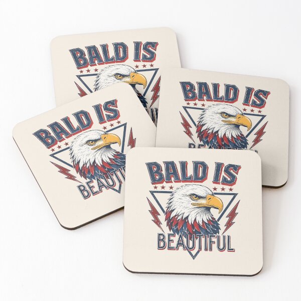 Item preview, Bald Is Beautiful Eagle, Funny Patriotic designed and sold by Cchotlan.
