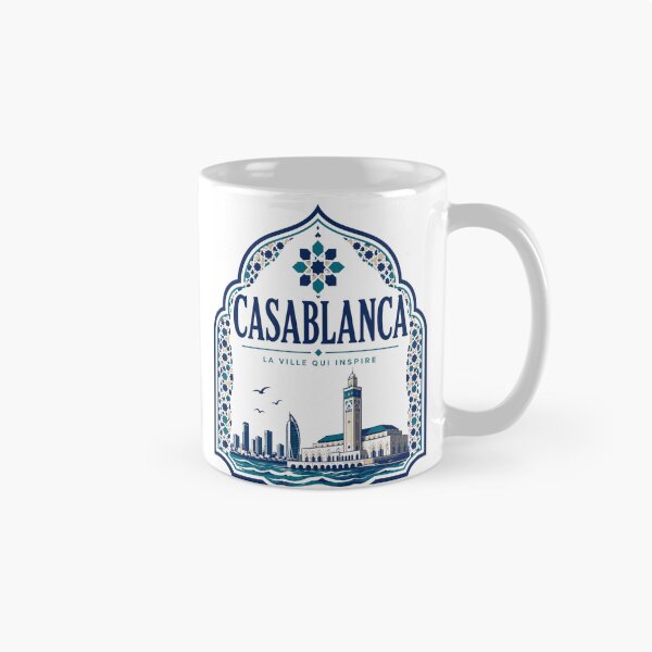 Item preview, Casablanca Morocco vintage art designed and sold by MELLOU-ART.