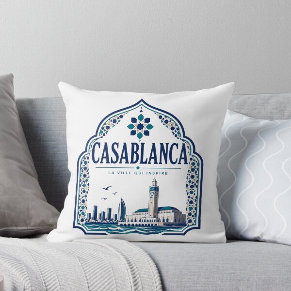 Item preview, Casablanca Morocco vintage art designed and sold by MELLOU-ART.