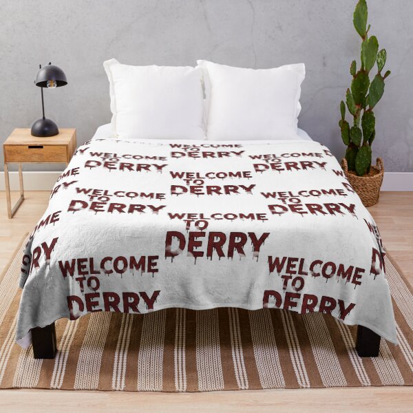 Item preview, Welcome To Derry Horror Typography Illustration designed and sold by rionsom.