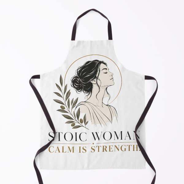 Item preview, Stoic Woman Calm Is Strength Feminine Stoicism Art designed and sold by PixelBlob.