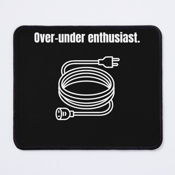 Item preview, Over-under Enthusiast - White designed and sold by WhimsicalWonky.