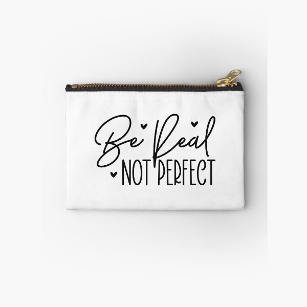Item preview, Be Real Not Perfect - Motivational Quotes Retro Vintage Aesthetic Cute Inspiration Positivity Gift designed and sold by FuzionRaptor.