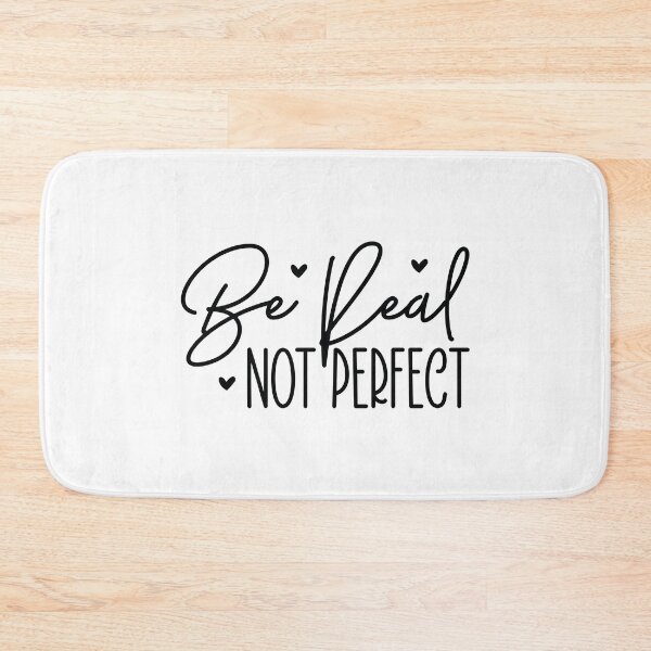Item preview, Be Real Not Perfect - Motivational Quotes Retro Vintage Aesthetic Cute Inspiration Positivity Gift designed and sold by FuzionRaptor.