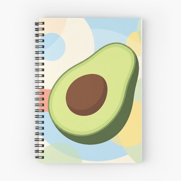 Item preview, Retro Pastel Geometric Avocado Half designed and sold by Neural Dream.